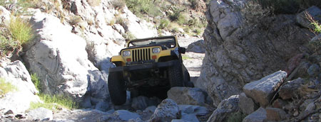 The far upper end of Box Canyon, near Florence, Arizona.